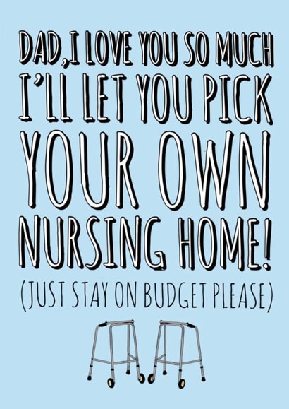 Dad Father Father's Day Card 10438 created by Keepseyshop