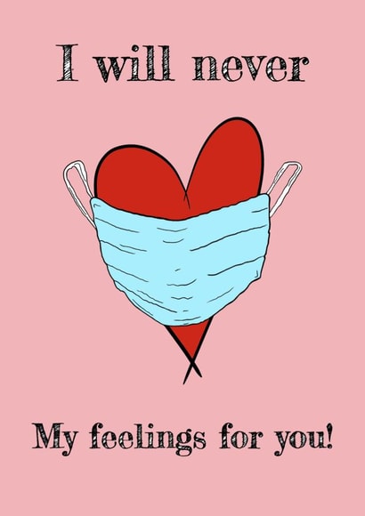 heart mask Anniversary Card 41800 created by Funnilyenough