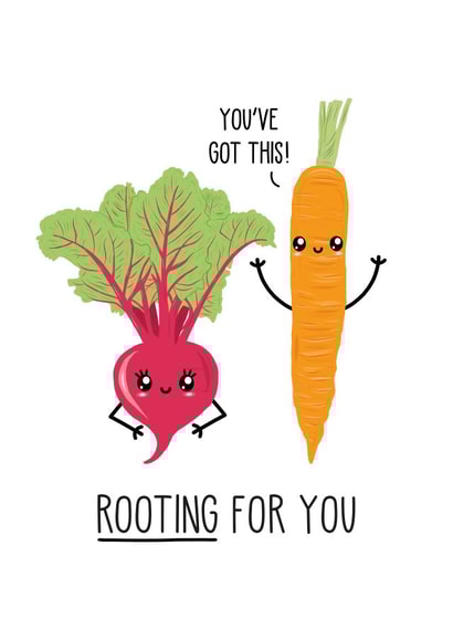 Funny Support Card, Rooting created by Just Joy Designs