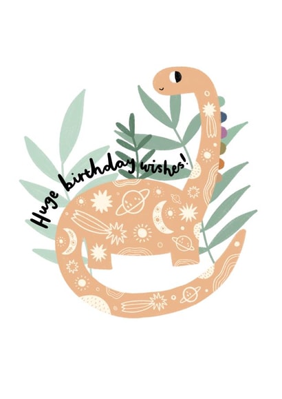 Dinosaur Birthday wishes created by Printed Picnic