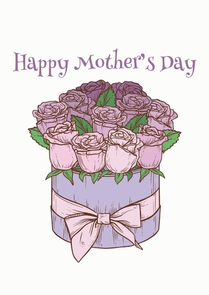 Mum flowers Mothers Day Card 48315 created by Good Dream Design