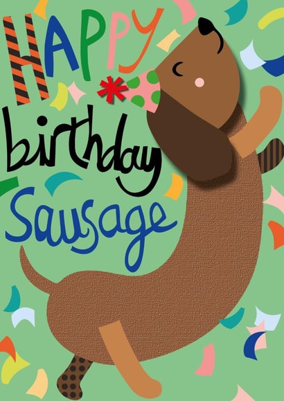 sausage party Birthday Card 17145 created by jesskate
