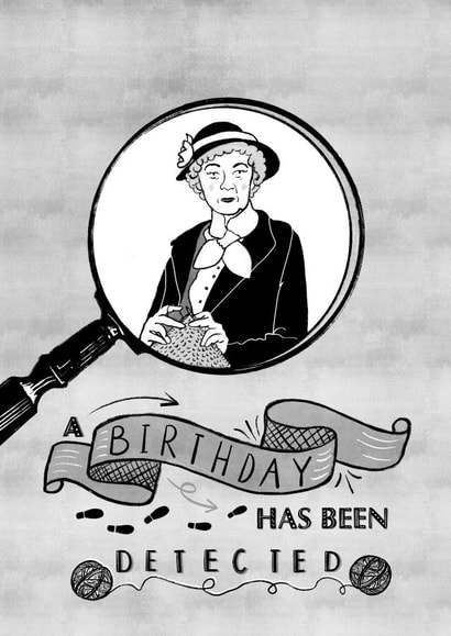 Miss Marple Agatha Christie Card 39762 created by Laura Crow