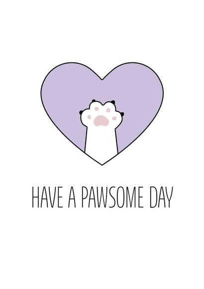 pawesome awesome Mothers Day Card 46692 created by Samantha Casey