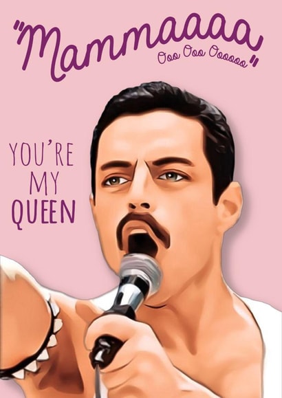 mama queen Mothers Day Card 39624 created by Megapixels Graphix