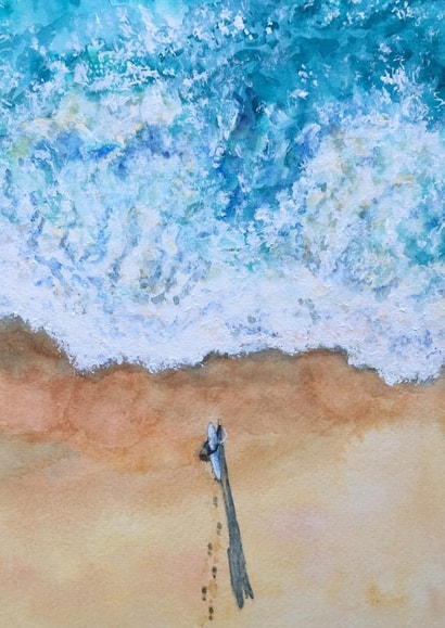 Solitude Surf Card created by Joy Clifton