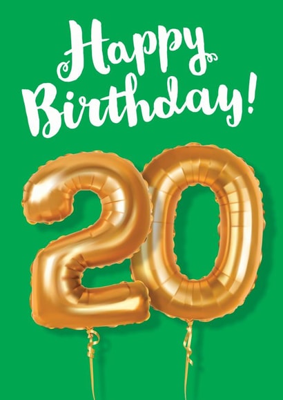 20 20th Birthday Card 9401 created by Kyleigh Orlebar