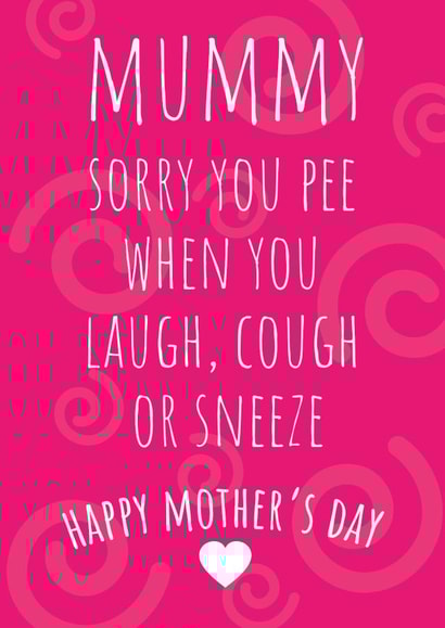 mummy mum Mothers Day Card 47168 created by AG77 Design