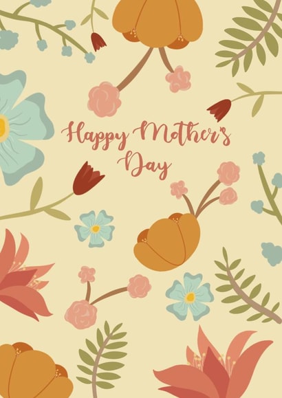 traditional pretty Mothers Day Card 44633 created by Amber Jane