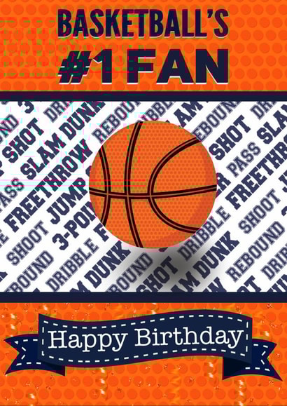 Basketball Birthday Card created by Kerrylovescards