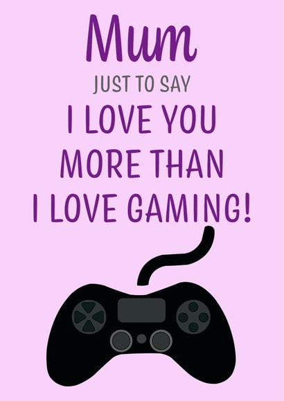 mum love you Mothers Day Card 21811 created by Simply Nix