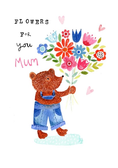 Flowers for Mothers Day Card 20448 created by Lindsay loves to draw