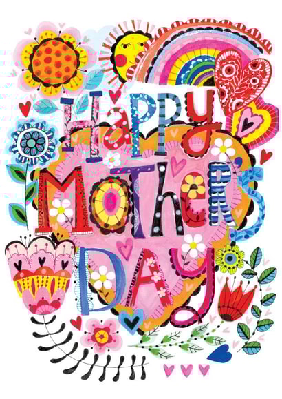 mum heart Mothers Day Card 20449 created by Lindsay loves to draw