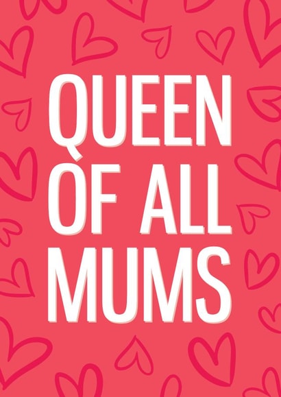 queen royalty Mothers Day Card 21577 created by Big Al Graphics