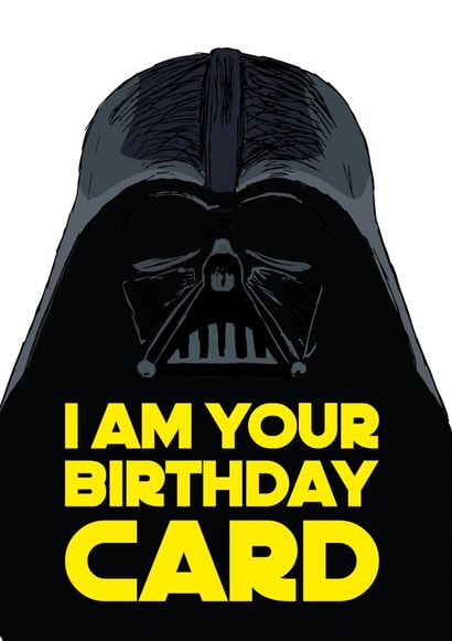 darth vader birthday i am your card Card 47991 created by Freckle & Specs