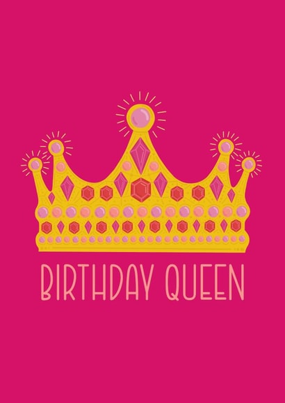 birthday queen queen Birthday Card 21534 created by Sasha Pretoria Design