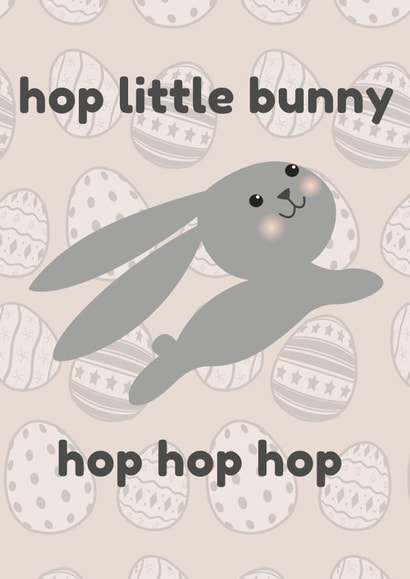 hop hoppy Easter Card 21788 created by Mess & Sprinkles