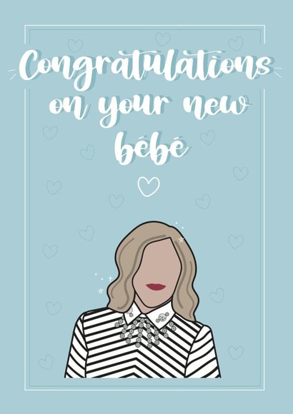 bebe baby New Baby Card 21960 created by Pastel Pineapple