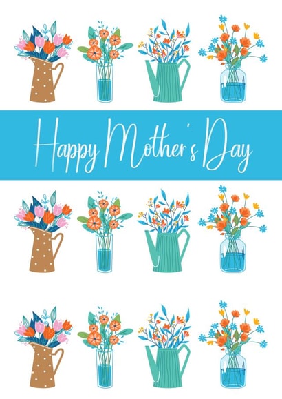 vase jug Mothers Day Card 33817 created by Family Designs