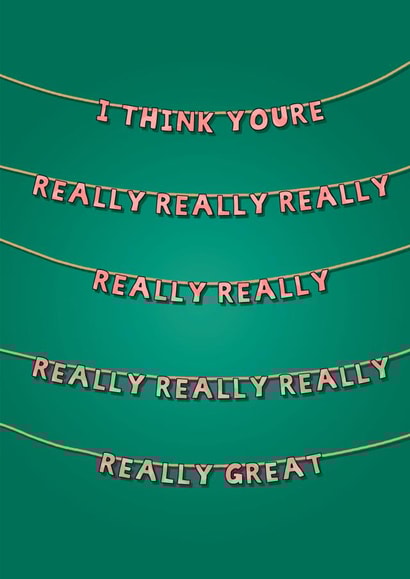 compliment think Love & Friendship Card 18321 created by Constance Dales