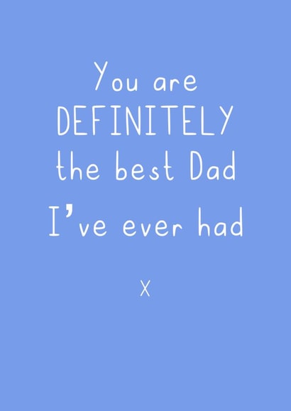 father dad Father's Day Card 48150 created by SP Designs