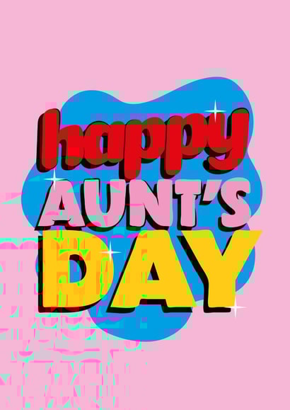 auntie aunty Birthday Card 18042 created by Amy Watkinson