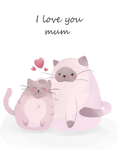 i love you love Mothers Day Card 48091 created by Abigail Taras