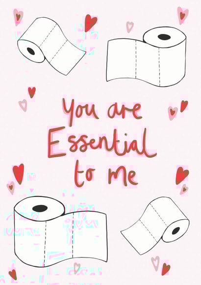 cute and funny valentine's day toilet paper card   created by Holly Parkhouse Design