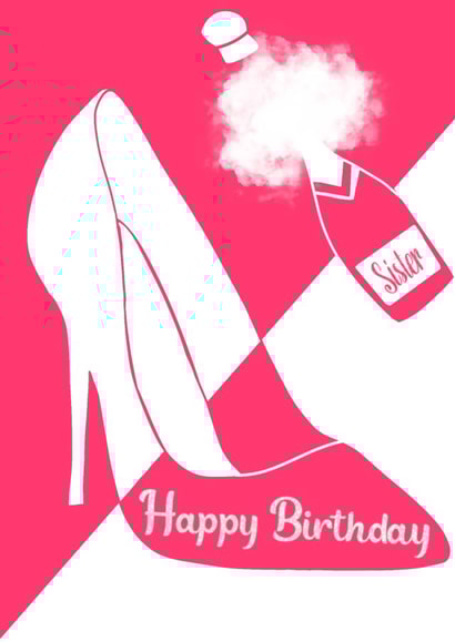retro pop Birthday Card 46681 created by Megan Bone Art