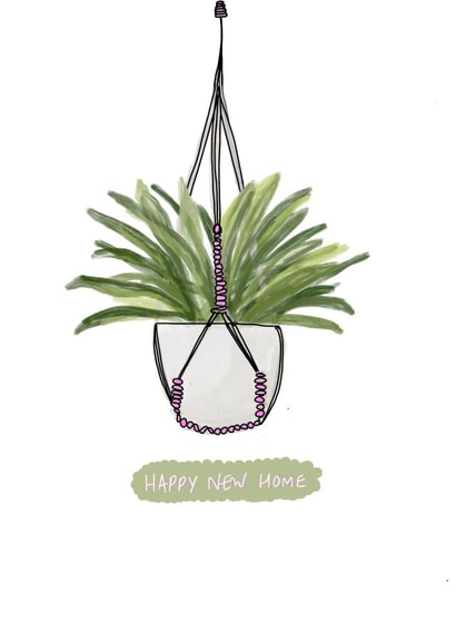 plant simplistic New Home Card 21730 created by Jenga Creative