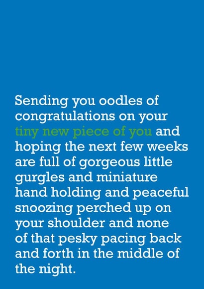 boy baby boy New Baby Card 21396 created by The Right Lines