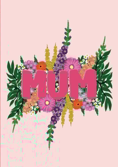 mothers day card floral bouquet mothers day card Mothers Day Card 21966 created by Jessica Morgan-Helliwell