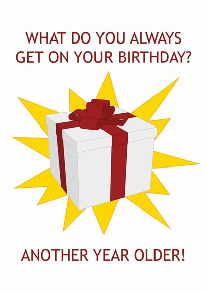 gift present Birthday Card 21968 created by Marge Urquhart