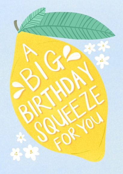 birthday squeeze Birthday Card 21553 created by Ellie Richards