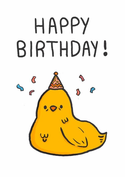 Party Duck Birthday Card created by RadishandDuck