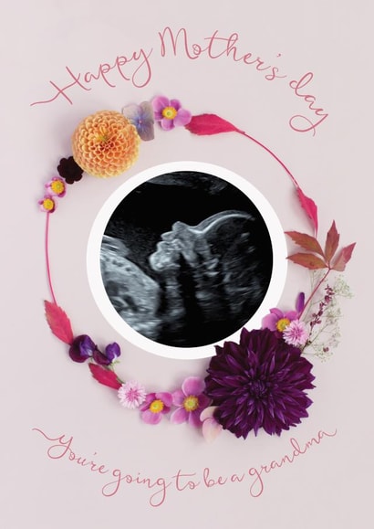 grandma congrats Mothers Day Personalised Photo Card 8408 created by Love Lila Photography