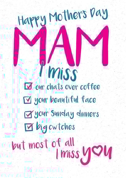 Mother's Day Mothers Day Card 39308 created by Tenovus Cancer Care