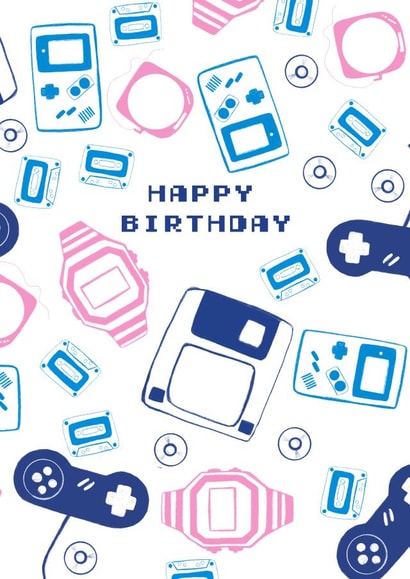 Happy Retro Birthday created by ELLE POULSON 