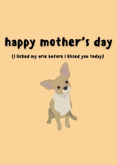 dog from the dog Mothers Day Card 31175 created by EalainXDesigns