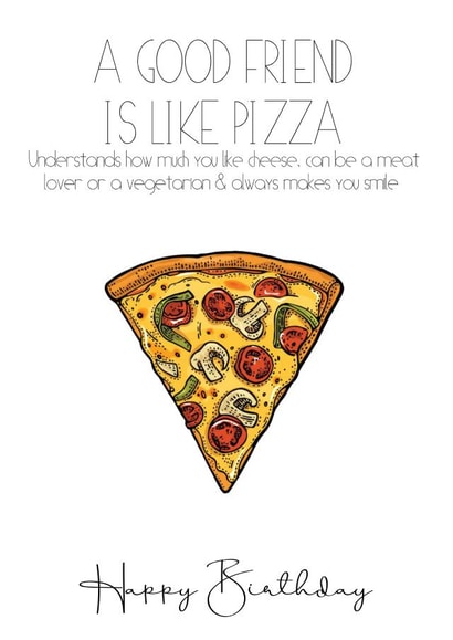 My friend- The pizza lover created by Jemma Louise UK