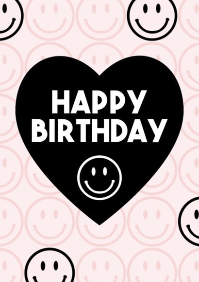 Heart Smiley face Card 48535 created by Katierldesigns