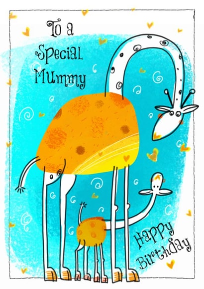 Mum Giraffe Card created by Shereen M Designs