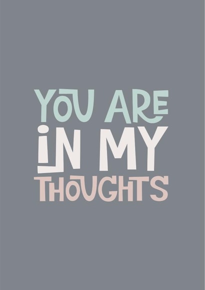 Sympathy, Thinking of you card created by Poppy Lane