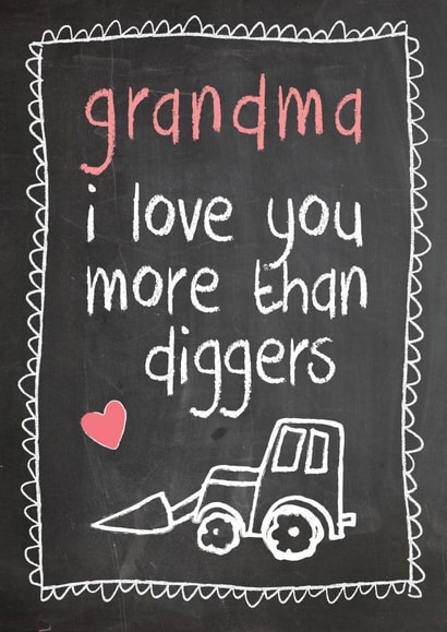 grandma diggers Mothers Day Card 15259 created by Mad Philomena