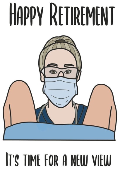 NHS Nurse Retirement Card created by ArtByAmyD