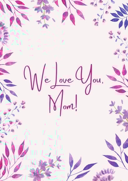 pretty pink Mothers Day Card 46972 created by ItsOnlyJonty