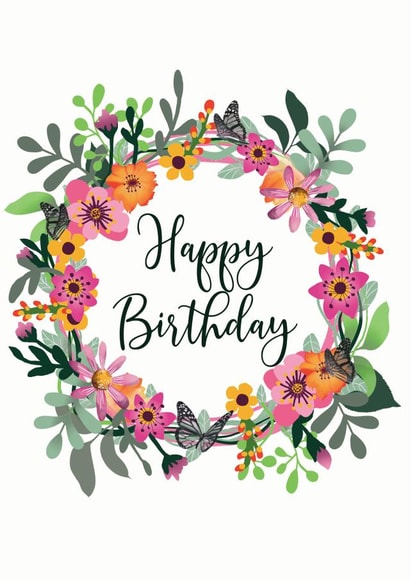 Happy Birthday Card 1001 created by HelenFaerieArt