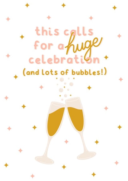 Huge Celebration with Bubbles created by Blushing Ginger