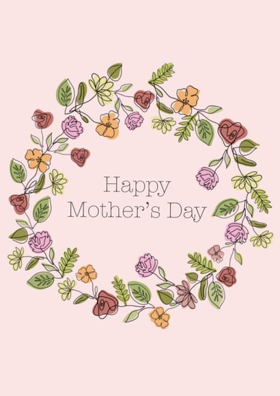 traditional illustration Mothers Day Card 36671 created by JLM Illustrations