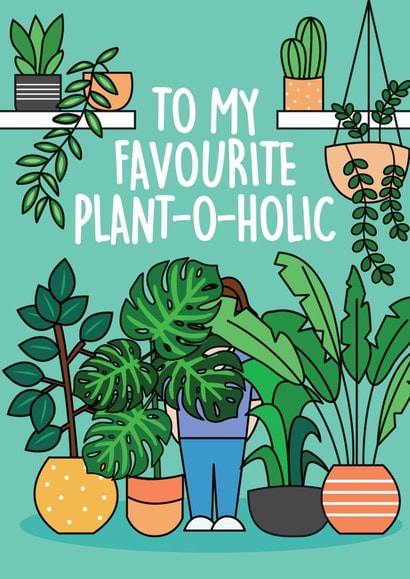 House Plant Card For Any Occasion  created by Thirty Mussels
